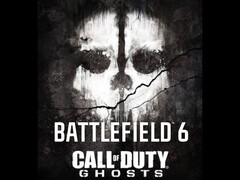 Call of Duty : Ghosts avec le logo de Battlefield 6 (Source de l'image : Activision, EA avec modifications)