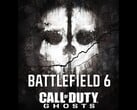 Call of Duty : Ghosts avec le logo de Battlefield 6 (Source de l'image : Activision, EA avec modifications)