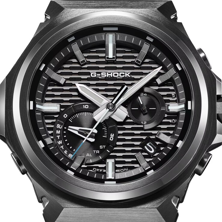 La GST-B1000BD-1A combine un extérieur en acier inoxydable foncé avec le boîtier robuste de G-Shock.
