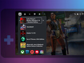 Le mode compact de la barre de jeu Xbox est adapté aux petits écrans (Source : Xbox)