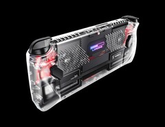 Jsaux donne à l&#039;Asus ROG Ally un aspect frais et transparent. (Image : Jsaux)