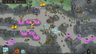 Dans l’image : une capture d’écran de gameplay de Kingdom Rush - Tower Defense.
