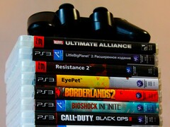 Contrairement à la Xbox 360, les disques de jeux de la PlayStation 3 de Sony étaient au format Blu-ray.