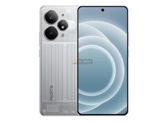 Le Realme 15 Pro serait doté d&#039;un dos argenté frappant comme l&#039;une des options de couleur. (Source de l&#039;image : 91mobiles)