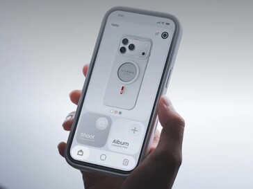 Vous pouvez importer des images sur l'écran via l'application associée