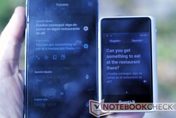 Le T1 Mini est un traducteur compétent, avec quelques imperfections ici et là. Le voici comparé à l'application Google Translate sur un iPhone 13.