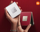 Le Mix Flip 2 Diamond Limited Edition est disponible en rouge cerise et en blanc glacier. (Source de l'image : Xiaomi)