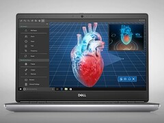 Le Dell Precision 7550 est livré avec presque tout ce que vous attendez d&#039;une station de travail mobile, à l&#039;exception des graphiques Quadro RTX 5000 à pleine puissance (Source de l&#039;image : Dell)