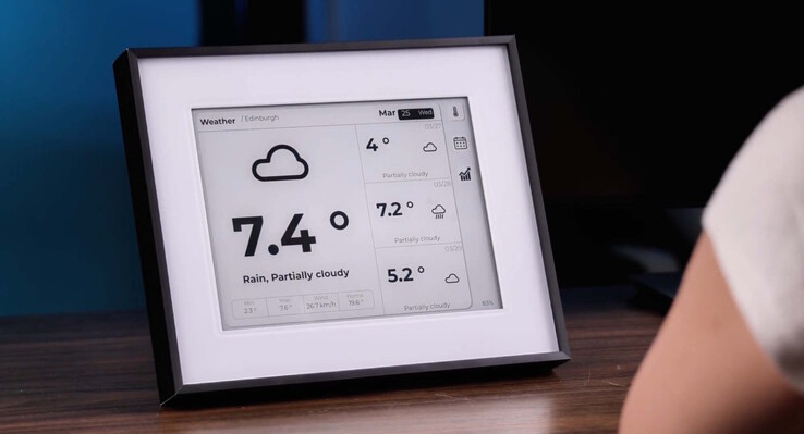 Le terminal reTerminal est doté de la technologie de l'encre électronique