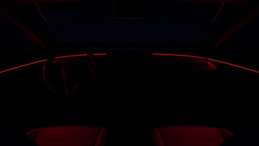La Model 3 est désormais dotée d'un éclairage d'ambiance sur la partie supérieure de l'habillage intérieur (source d'image : Tesla)