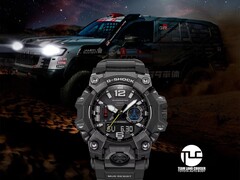 La nouvelle GWG-B1000TLC-1A de Casio s'inspire directement de la conduite nocturne du Rallye Dakar. (Source de l'image : Casio)