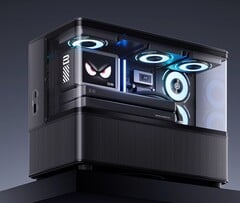 Edifier a mis au point un haut-parleur que l&#039;on pourrait confondre avec un PC de jeu. (Source de l&#039;image : Edifier)