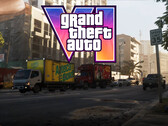 Bannière de GTA 6 montrant la circulation à Vice City
