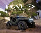 Le Warthog tel qu'il apparaît dans Halo: Campaign Evolved (version Xbox)