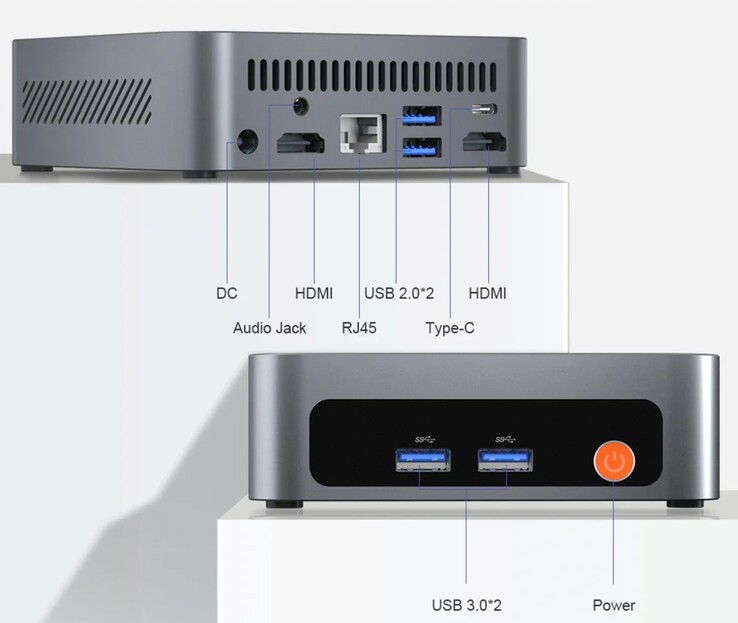 Les interfaces externes du Ninkear M7 (Source : Ninkear)