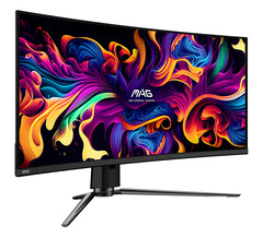 Le MAG 341CQP QD-OLED est disponible à partir de 899,99 $ aux États-Unis. (Source de l&#039;image : MSI)