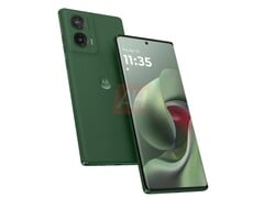 Image non officielle du Moto G96 5G en couleur Greener Pastures (Source de l&#039;image : Android Headlines)