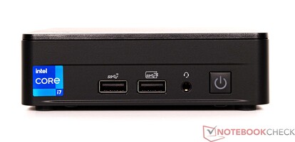 Façade : 2x USB 3.2, prise audio 3,5 mm