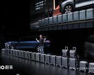Le SUV Nio ES8 à 5 places présenté sur la photo