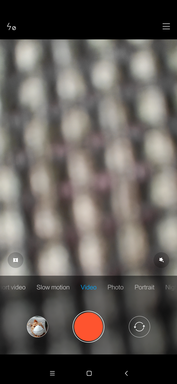 Xiaomi Mi 9 SE - Mode vidéo.