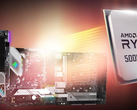 La série Ryzen 5000 fonctionnera sur les cartes mères des séries AMD 400 et 500, à terme. (Source de l'image : ASRock)