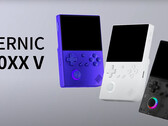 Anbernic prévoit de proposer le RG40XX V en noir translucide, indigo et blanc, tous avec un rétroéclairage RGB. (Source de l'image : Anbernic)