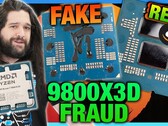 CPU SCAM AMD Ryzen 9800X3D Contrefaçons Fraude