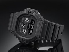 Les montres G-Shock DW-5900U de Casio (l'ancienne DW-5900BB-1 en photo) arrivent au Royaume-Uni. (Source de l'image : Casio)