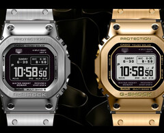 De gauche à droite (photo), nous avons la Casio GMW-BZ5000D-1 et la GMW-BZ5000GD-9 (Source de l'image : Great G-Shock World)
