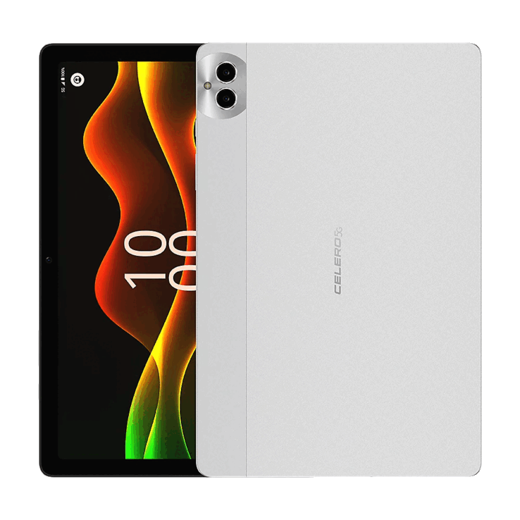 La tablette Boost Celero5G est disponible dans une seule couleur argent nuage (Image source : Boost Mobile)