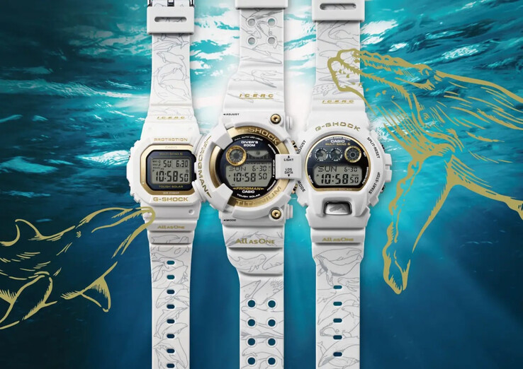 Les modèles 2024 de la ligne Casio G-Shock "Love The Sea And The Earth". (Source de l'image : Casio)