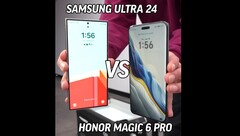 Le Honor Magic6 Pro a le Samsung Galaxy S24 Ultra en ligne de mire : Des technologies passionnantes en matière d&#039;appareil photo et de batterie. (Image : Unbox Therapy)