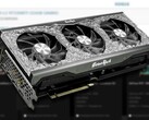 Palit a déjà sorti une variante GameRock OC de la GeForce RTX 3080. (Image source : Palit/@momo_us - édité)