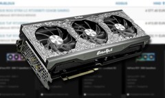 Palit a déjà sorti une variante GameRock OC de la GeForce RTX 3080. (Image source : Palit/@momo_us - édité)