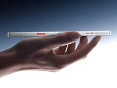 Le téléphone de jeu de nouvelle génération devrait être lancé en Chine en octobre 2026. Sur la photo : un teaser mettant en avant la légèreté de l'appareil.
