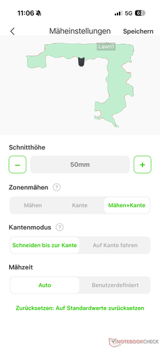 Paramètres de tonte