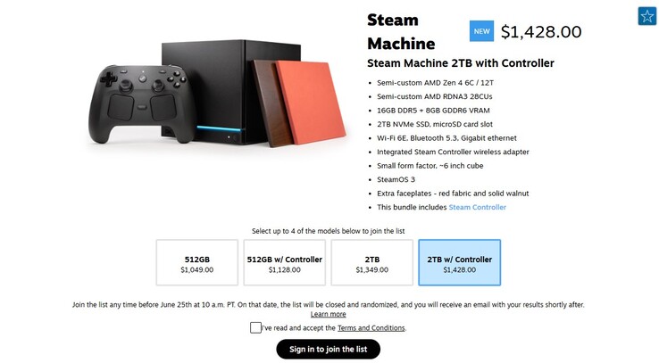 La Steam Machine est désormais disponible sur la boutique Steam.