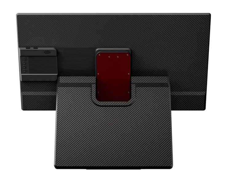 Le pied de ce moniteur portable peut être pivoté (Source de l'image : Blackview)