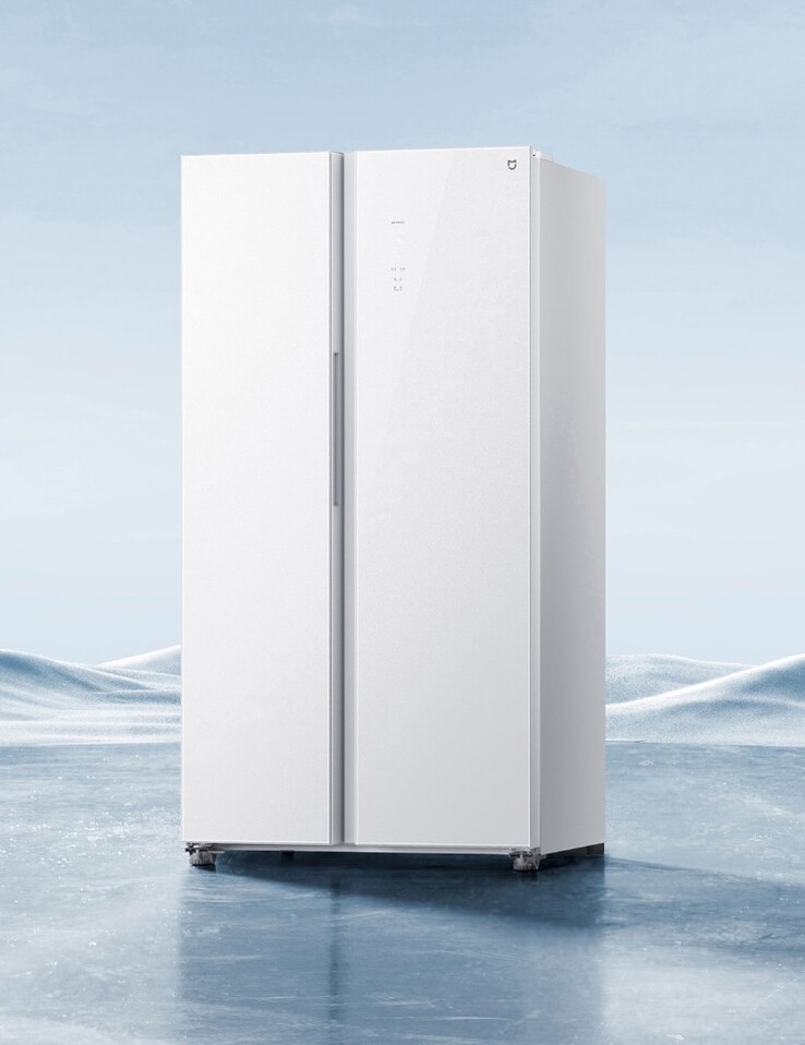 Le réfrigérateur Xiaomi Mijia Side by Side 610L Ice Crystal White (Image source : Xiaomi)
