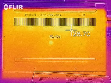 Développement thermique du XPS 13 9305 i5-1135G7 - Bas (ralenti)