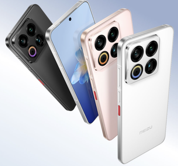 Options de couleurs du Meizu 22. (Source de l'image : Meizu)