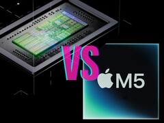 La RTX Spark de Nvidia face au M5 Pro d’Apple (puce de la famille M5 en photo).