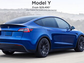 Le modèle Y est annoncé comme une voiture à moins de 30 000 dollars (image : Tesla)