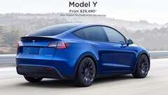 Le modèle Y est annoncé comme une voiture à moins de 30 000 dollars (image : Tesla)