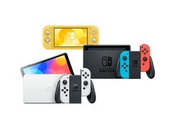 La gamme Nintendo Switch comprend la Switch originale, la Switch OLED et la Switch Lite. (Source de l'image : Nintendo)