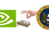 NVIDIA a réglé une affaire avec la SEC pour 5,5 millions de dollars US. (Image via NVIDIA et U.S. SEC w/ edits)