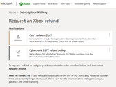 Vous pouvez maintenant vous faire rembourser le Cyberpunk 2077 sur Xbox. (Source : Microsoft)