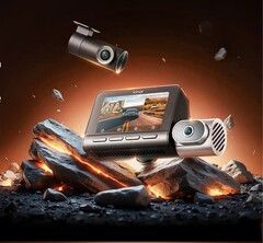 La caméra de surveillance 70mai 4K T800 offre un double enregistrement 4k pour les vues avant et arrière (Source de l'image : 70mai)