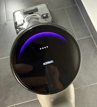 Affichage avec mode et indicateur de batterie à 4 points