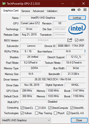 Lenovo ThinkBook Plus - GPU-Z.